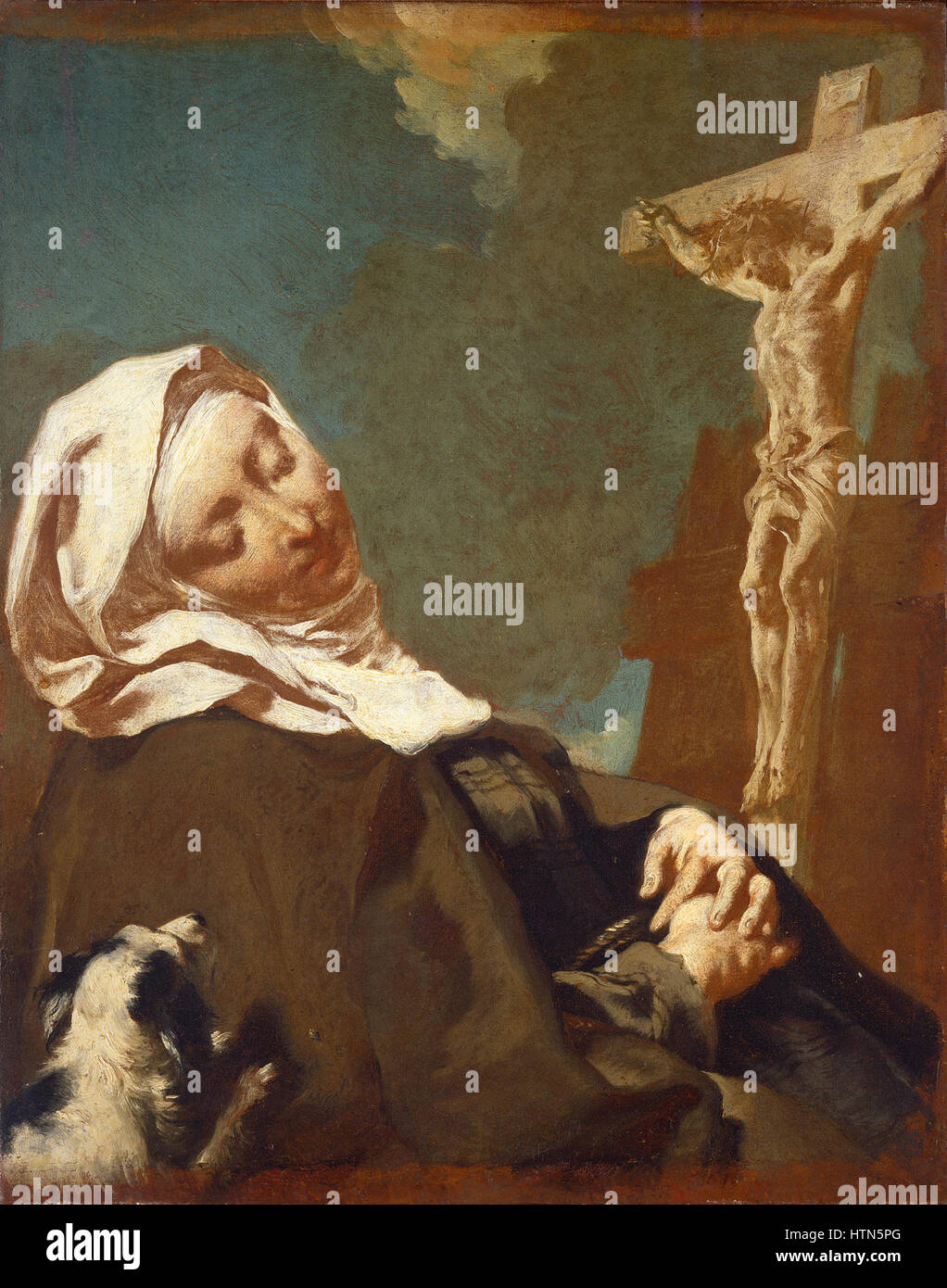 Sainte Marguerite de Cortone G-002627 Banque D'Images