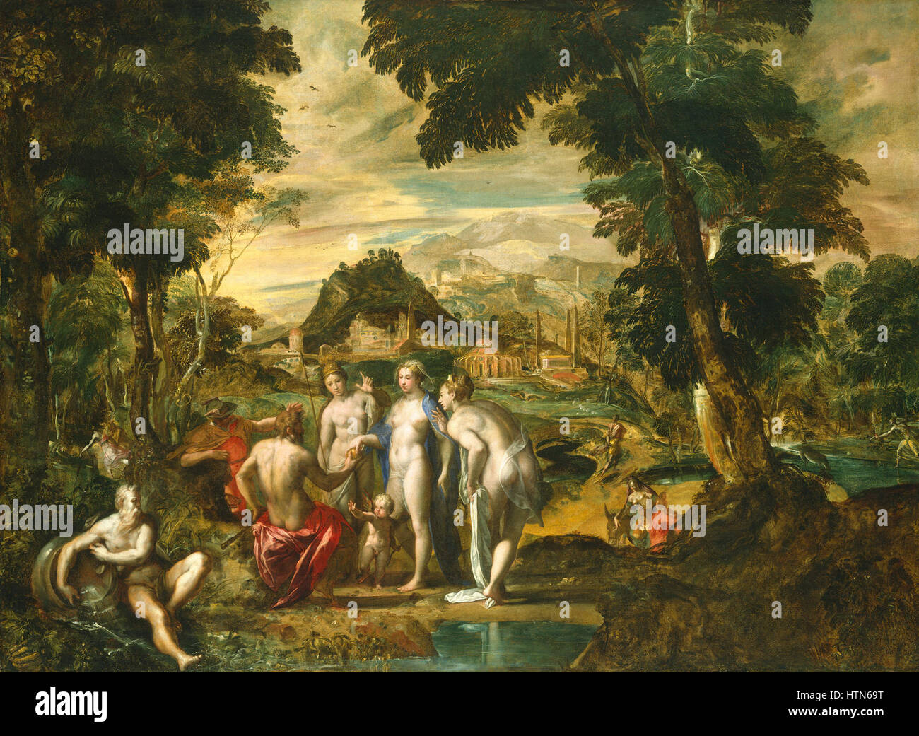 Le jugement de Paris sc1117 Banque D'Images