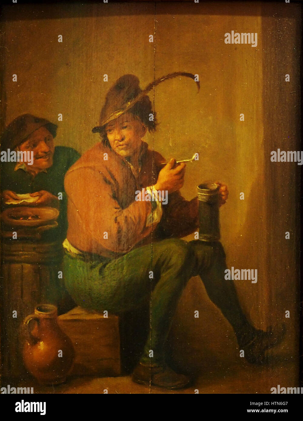 Teniers II. Raucher@Nieders. Landesmuseum20160811 Banque D'Images