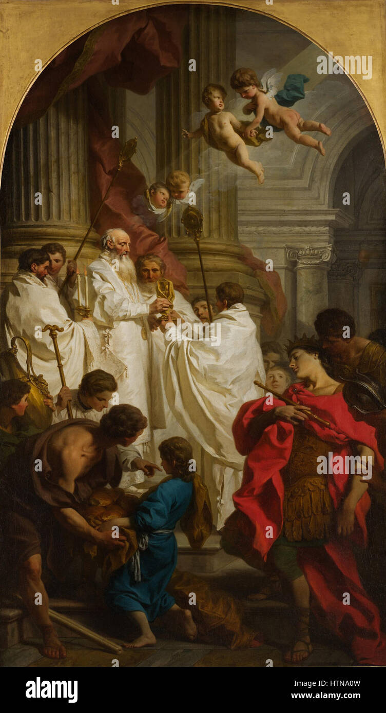 La Messe de Saint Basile Banque D'Images