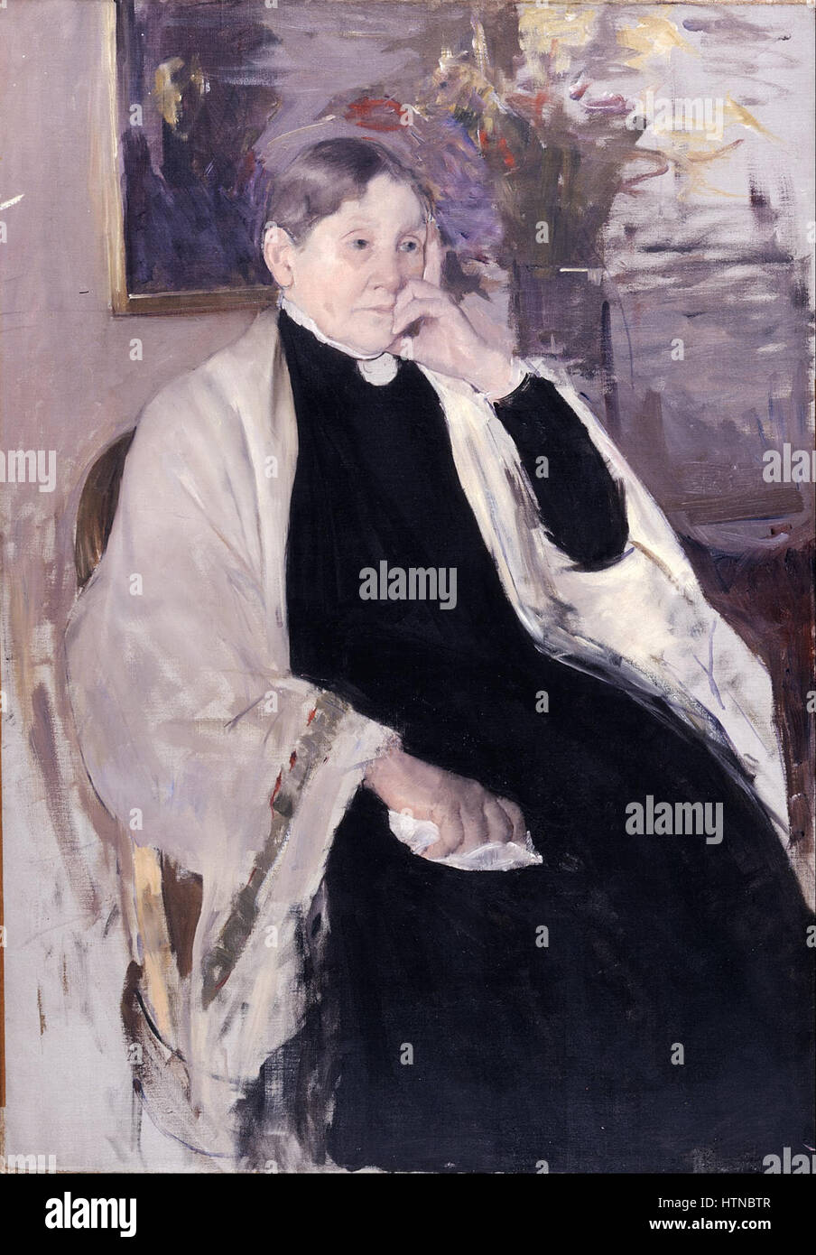 Mary Cassatt - Mme Robert S. Cassatt, Mère de l'artiste - Google Art Project Banque D'Images