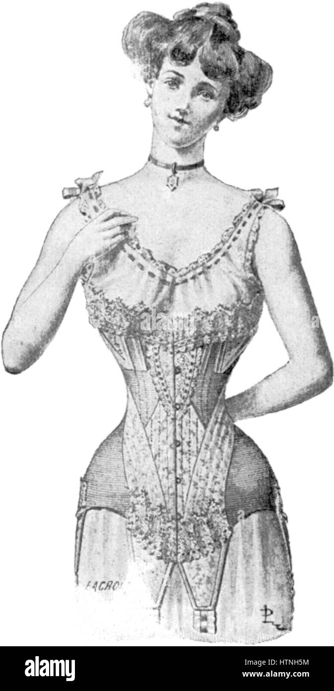 Le corset de Toilette - 56 Fig. Banque D'Images