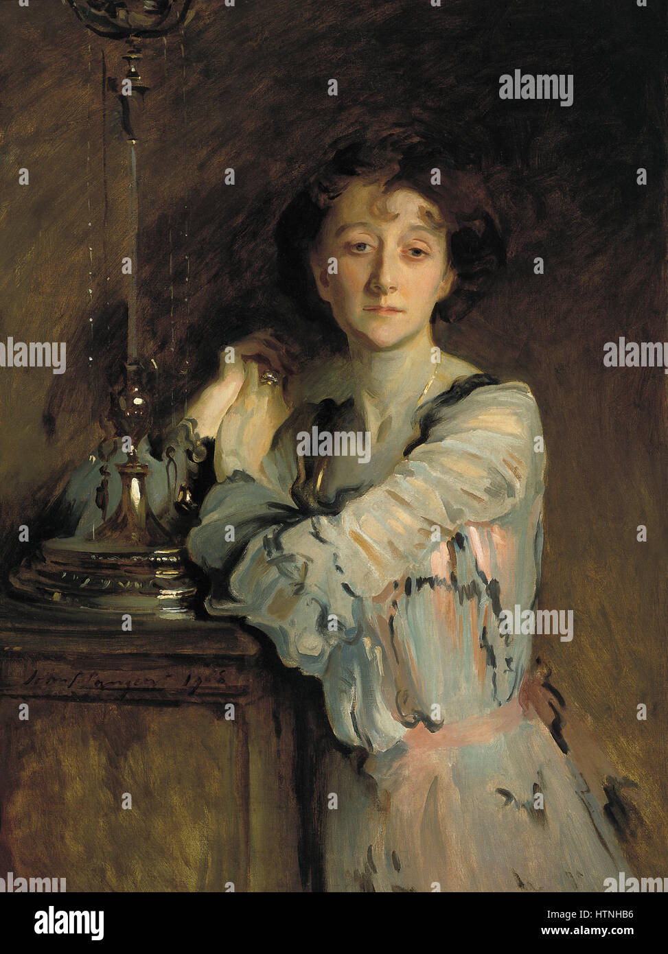 John Singer Sargent - Mme Charles Russel Banque D'Images