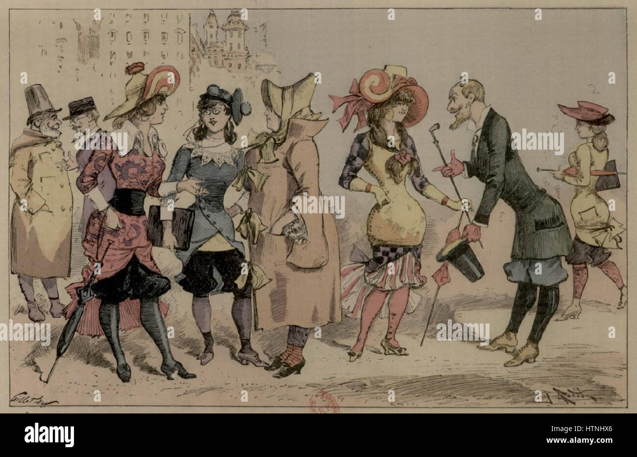 Robida vingtieme siecle p41 1 Banque D'Images