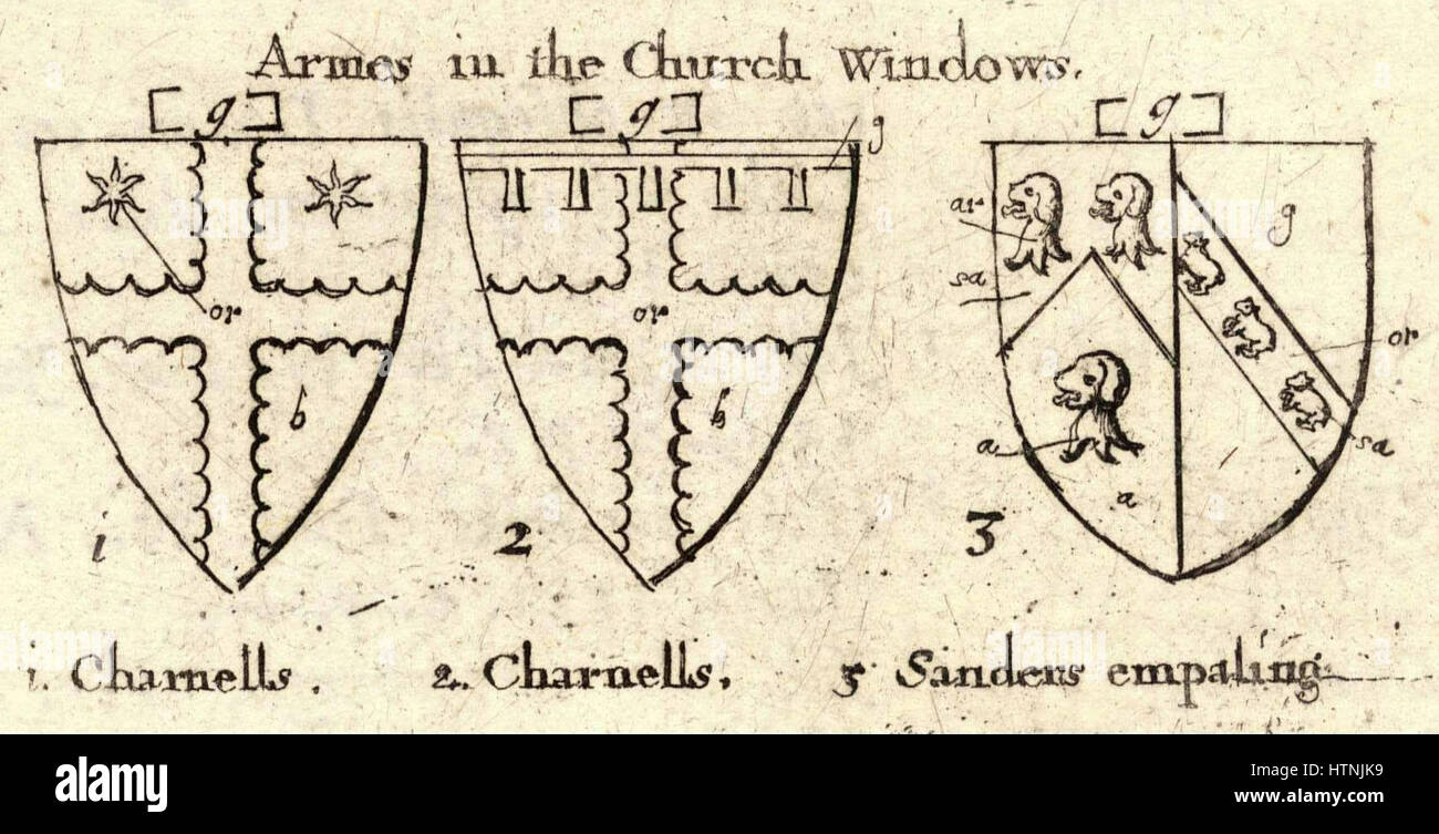 La gravure de Bedworth (Charnells) de Venceslas Hollar offre une vue détaillée du paysage de la ville, capturant l'environnement rural et son architecture avec de fines lignes typiques du XVIIe siècle. Banque D'Images