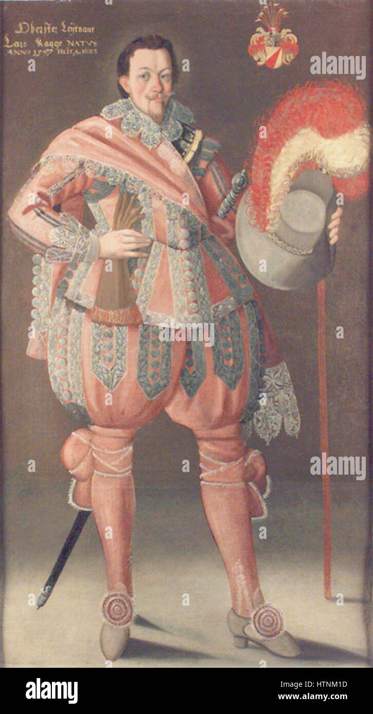 Le portrait de Lars Kagg de 1623 capture un noble du début du XVIIe siècle. La peinture reflète la mode et la dignité de l'époque, avec un accent sur le détail et le décorum aristocratique. Banque D'Images Le portrait de Lars Kagg de 1623 capture un noble du début du XVIIe siècle. La peinture reflète la mode et la dignité de l'époque, avec un accent sur le détail et le décorum aristocratique. Banque D'Images