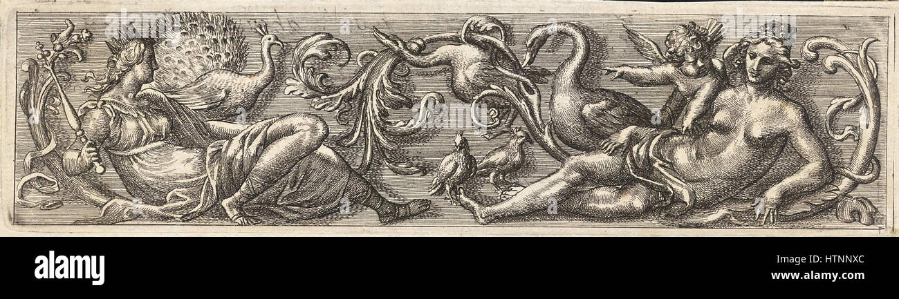 Place Wenceslas Hollar - Juno et Vénus Banque D'Images