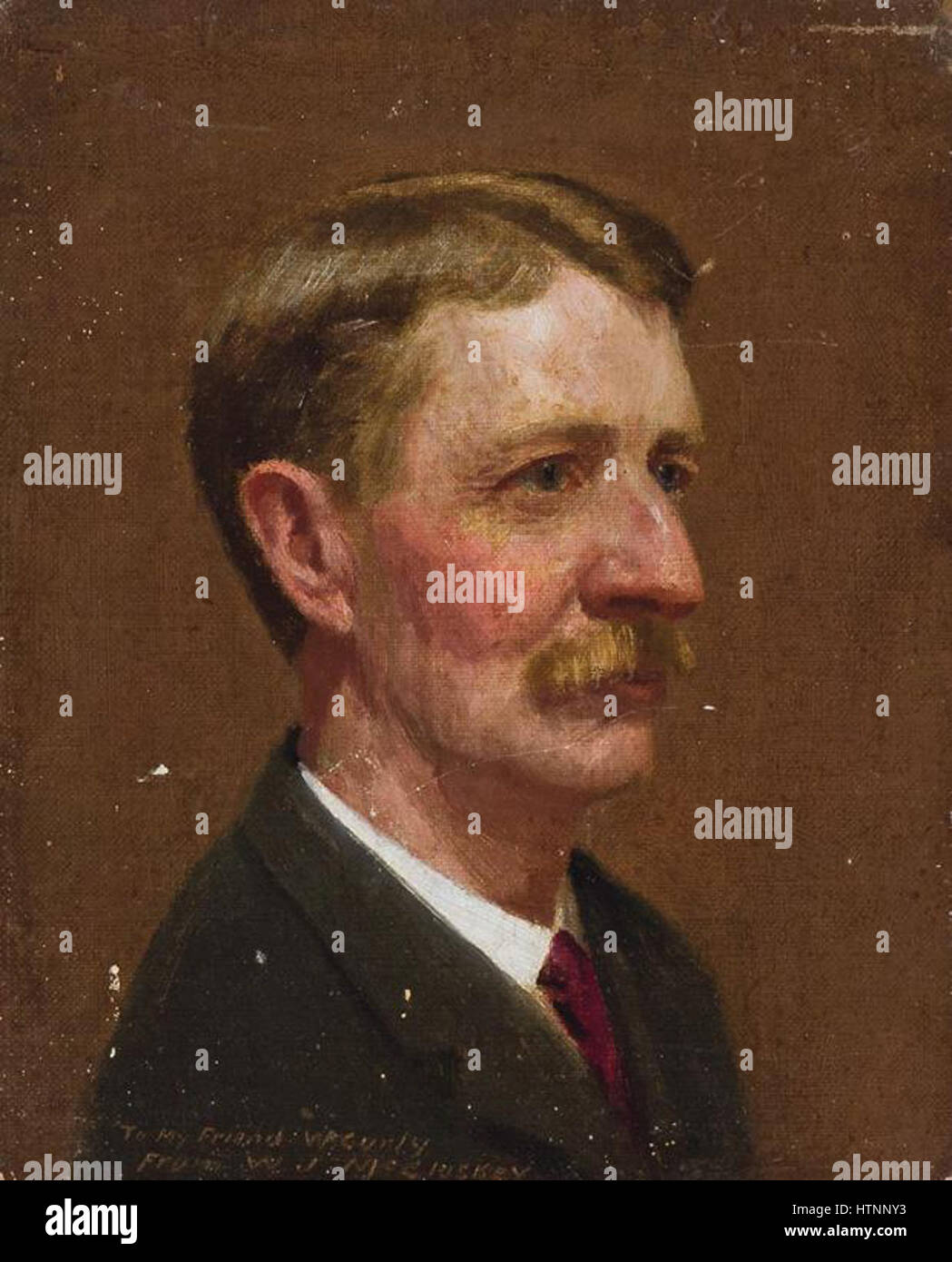 William J. McCloskey - self-portrait Banque D'Images