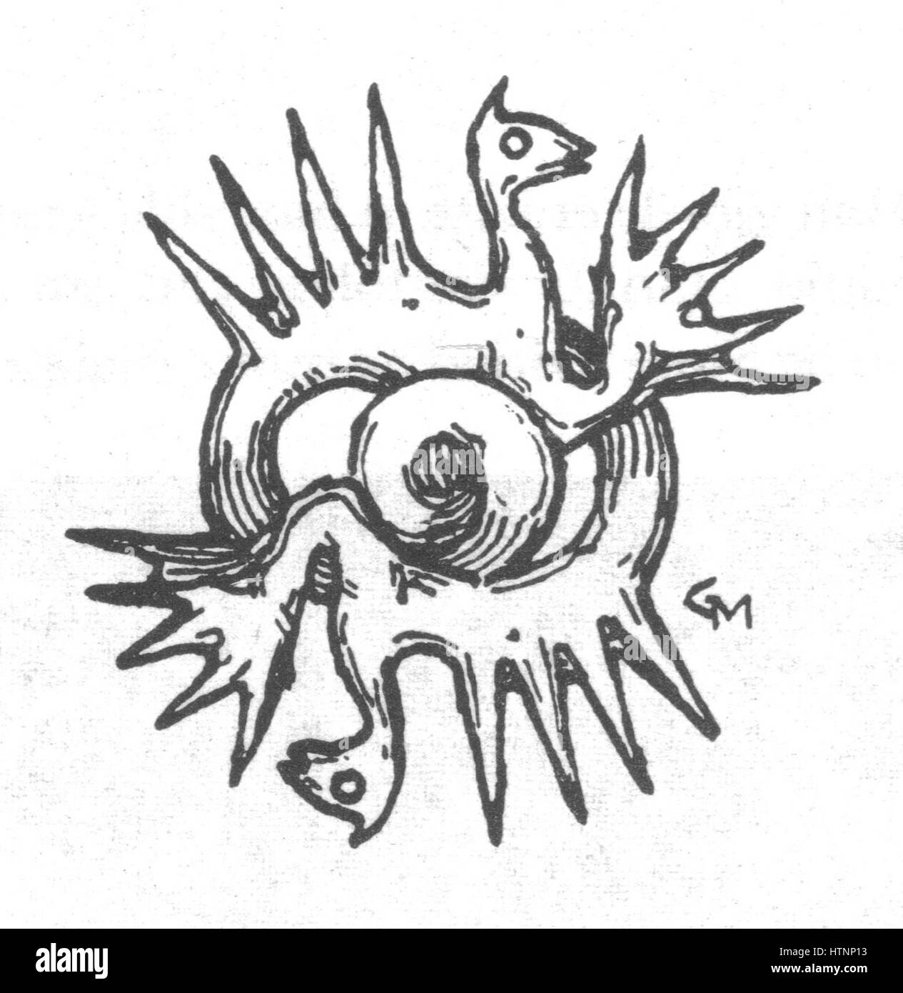 'Ynglingesaga 6' de Gerhard Munthe fait partie d'une série illustrant la saga de l'ancienne dynastie Yngling de la mythologie nordique. L'œuvre représente des scènes historiques et légendaires avec des détails saisissants, reflétant la riche tradition narrative des épopées scandinaves. Banque D'Images