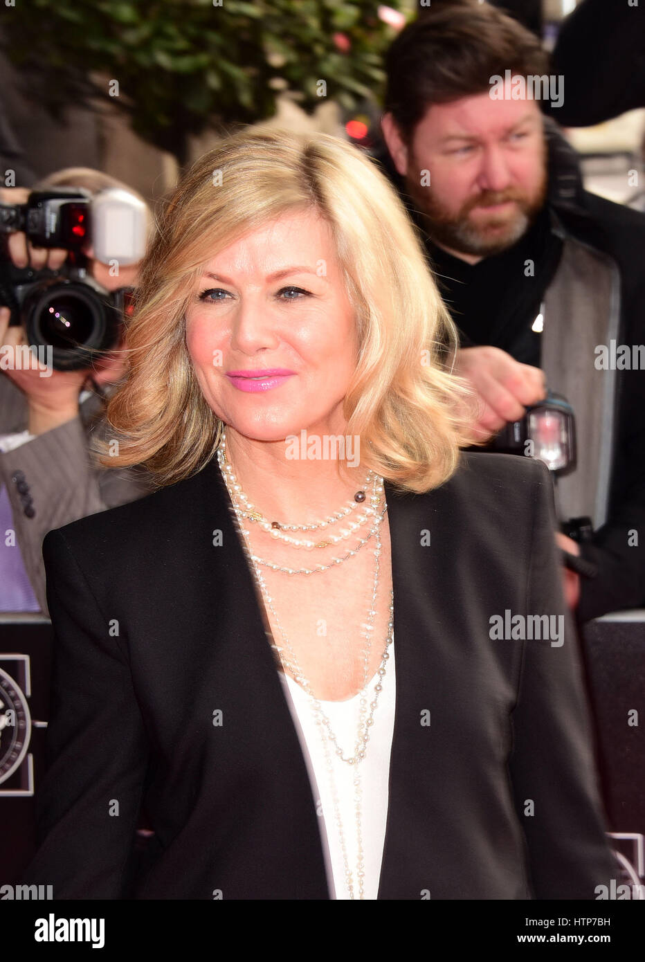 Londres, Royaume-Uni. 14Th Mar, 2017. Glynis Barber assistant à la REMISE DES PRIX 2017 TRIC au Grosvenor House Hotel Park Lane Londres mardi 14 mars 2017. Crédit : Peter Phillips/Alamy Live News Banque D'Images