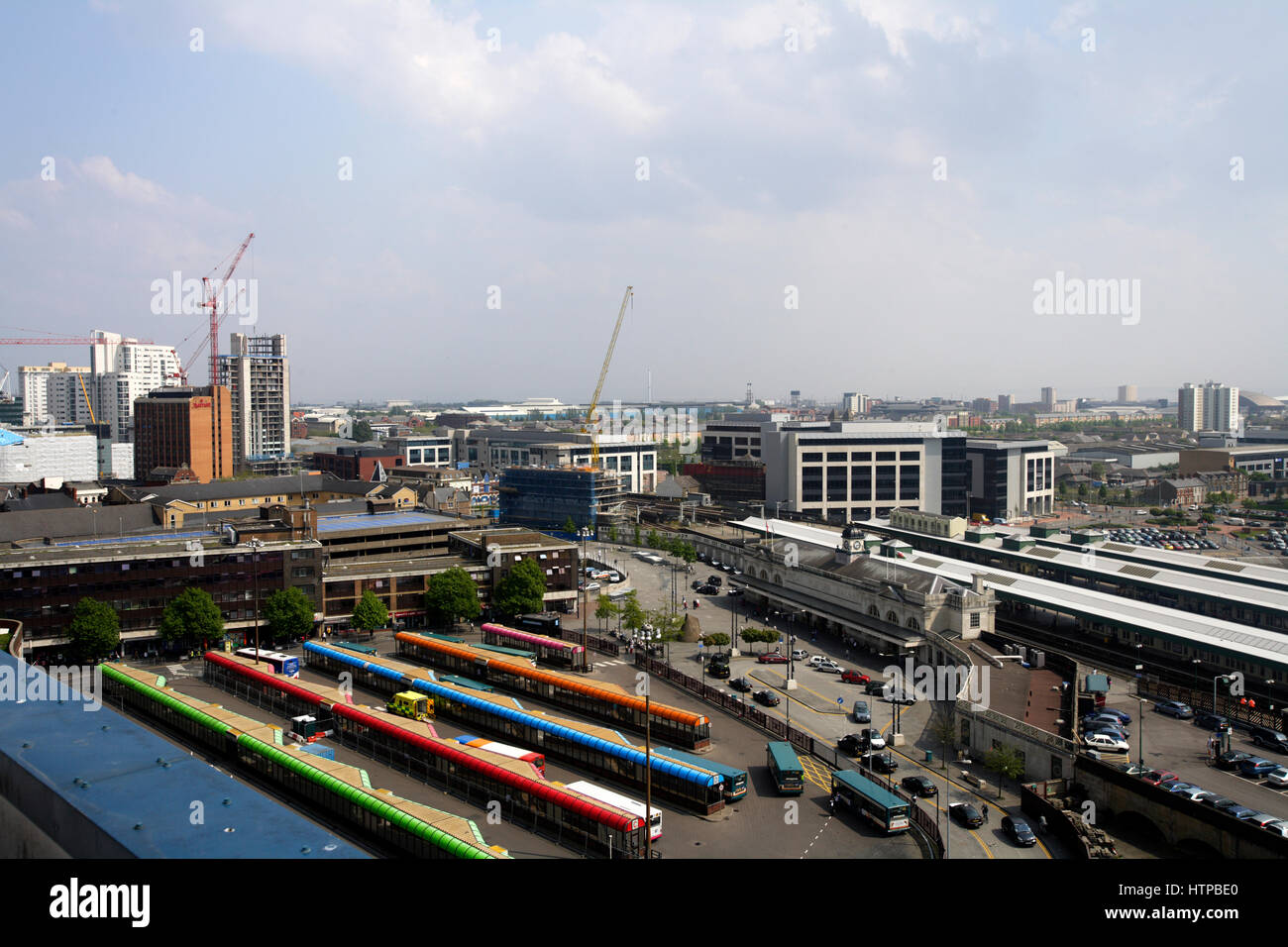 Site de construction du nouveau plaza, au Pays de Galles, Royaume-Uni Banque D'Images