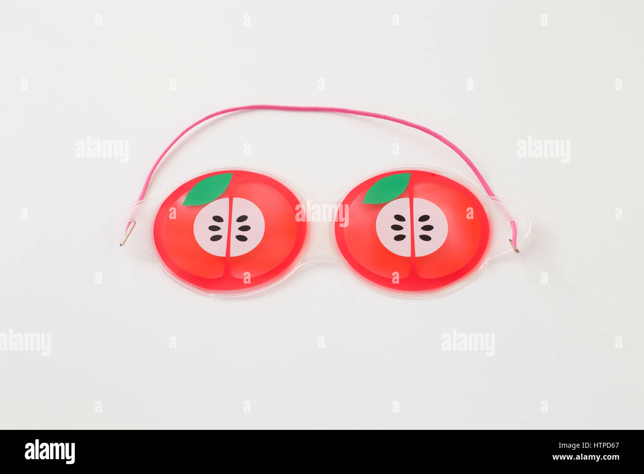 Masque gel pour les yeux Banque D'Images