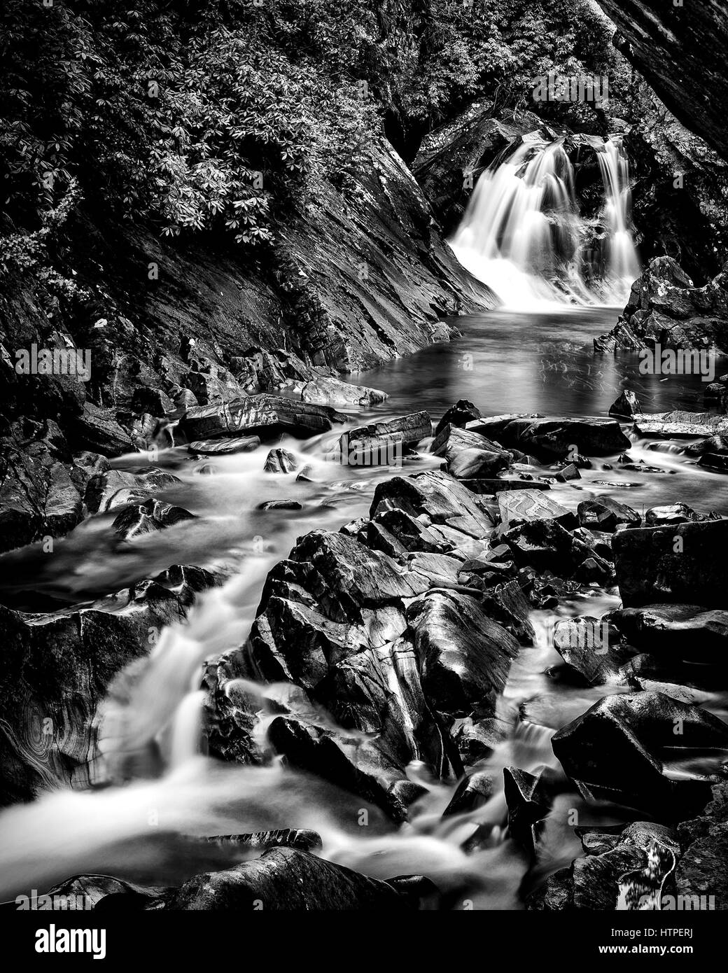 Bruar falls, Highlands, Scotland Banque D'Images