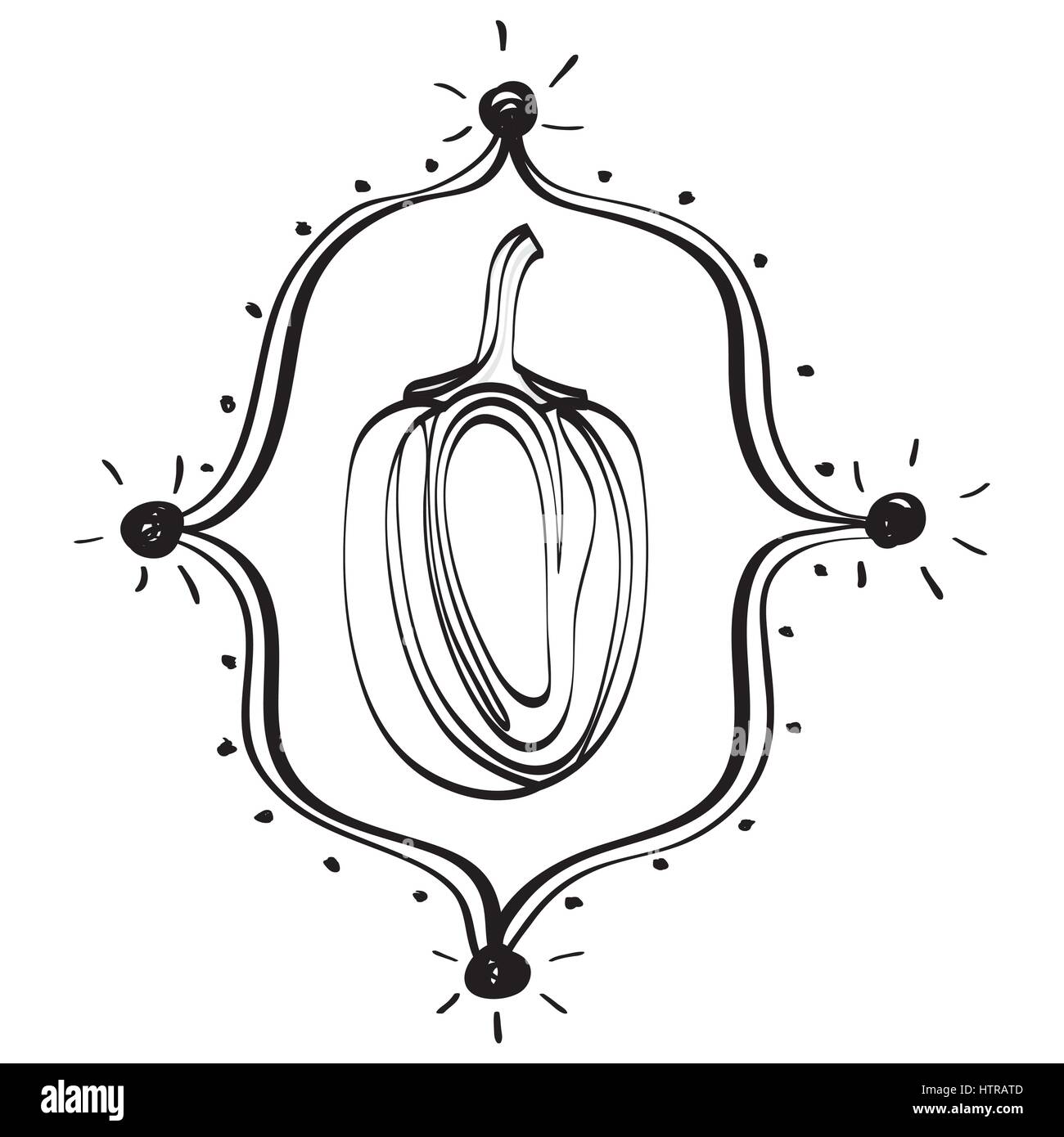 Les légumes aliments sains Illustration de Vecteur