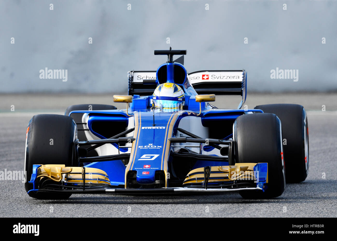 Circuit de Catalunya Montmelo, près de Barcelone, Espagne, 27.2.2017, -2,3.Test Formule 1 jours --- Marcus Ericsson (SWE), Sauber C36 Banque D'Images