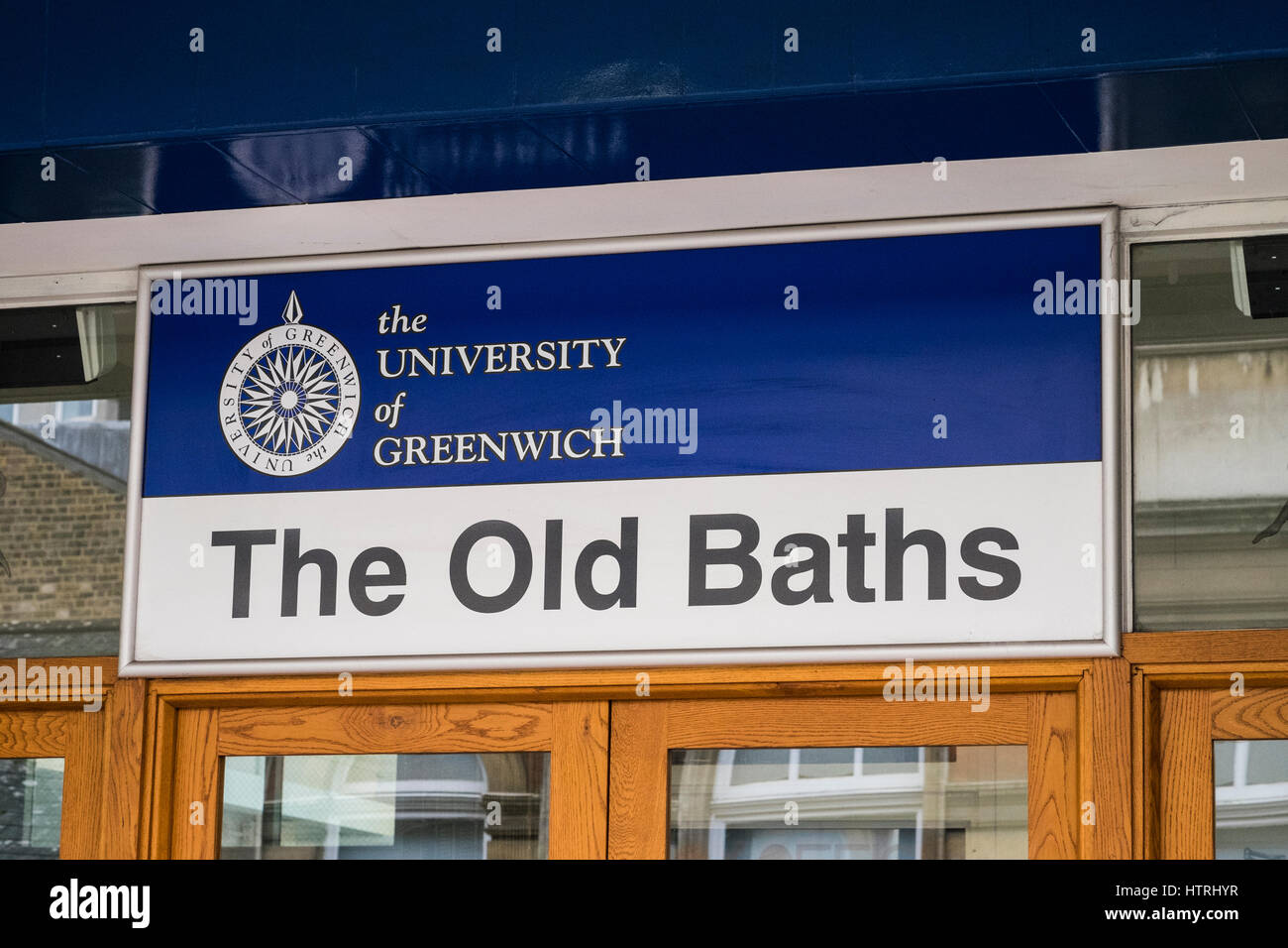 Université de Greenwich installé dans l'ancien bâtiment des bains, Woolwich, Londres, Angleterre, Royaume-Uni Banque D'Images