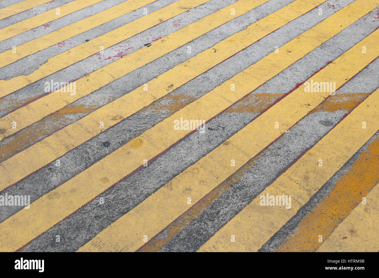 Résumé de la ligne jaune pour le trafic routier, design pour l'arrière plan. Banque D'Images