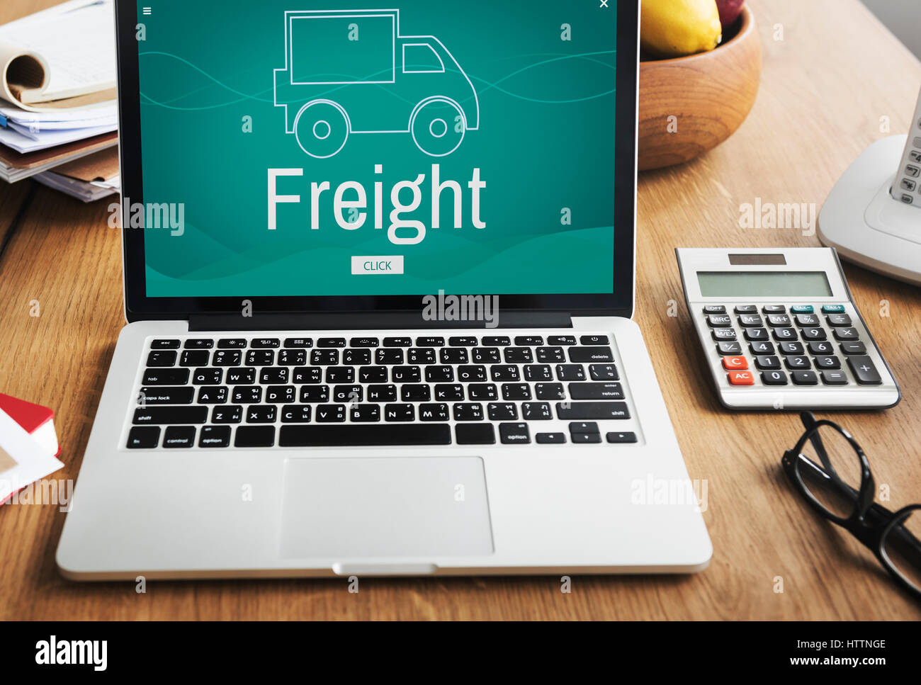 Livraison gratuite Livraison Express Cargo Banque D'Images