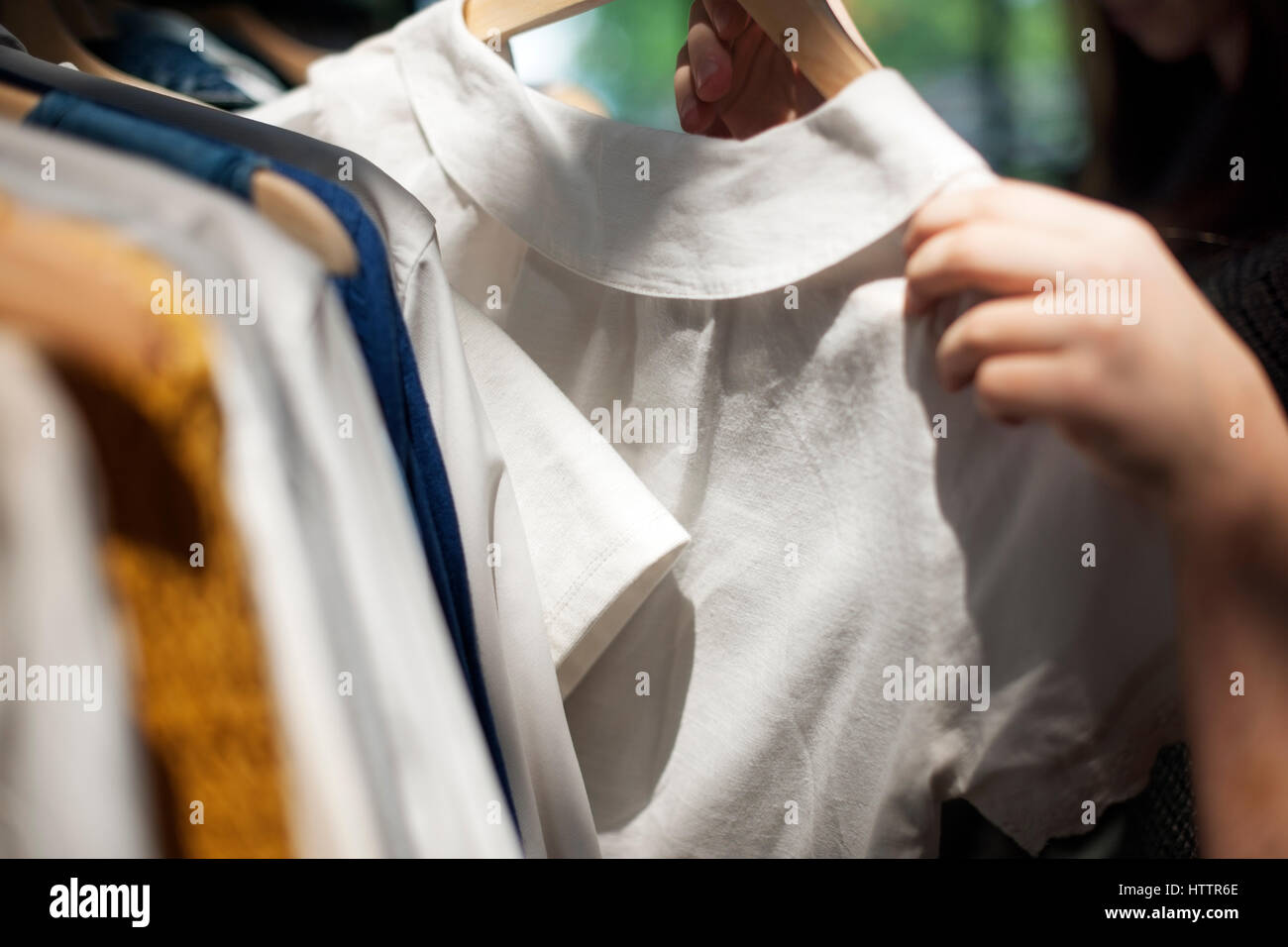Magasin de vêtements robe Costume Fashion Store Concept Style Banque D'Images