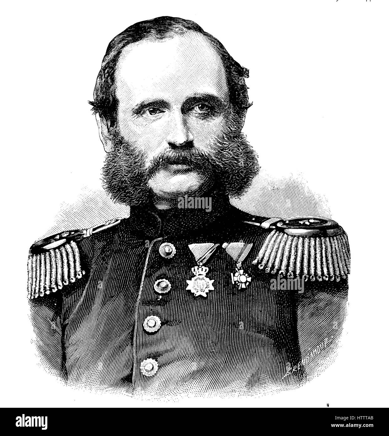 Général Prince George de Saxe, allemand, Friedrich August Georg Ludwig Maximilian Wilhelm Karl Maria Népomucène Jean-baptiste Xaver Cyriacus Romanus, 8 août 1832 - 15 octobre 1904, était un roi de Saxe de la maison de Wettin , reproduction d'une gravure sur bois à partir de 1882, l'amélioration numérique Banque D'Images Général Prince George de Saxe, allemand, Friedrich August Georg Ludwig Maximilian Wilhelm Karl Maria Népomucène Jean-baptiste Xaver Cyriacus Romanus, 8 août 1832 - 15 octobre 1904, était un roi de Saxe de la maison de Wettin , reproduction d'une gravure sur bois à partir de 1882, l'amélioration numérique Banque D'Images