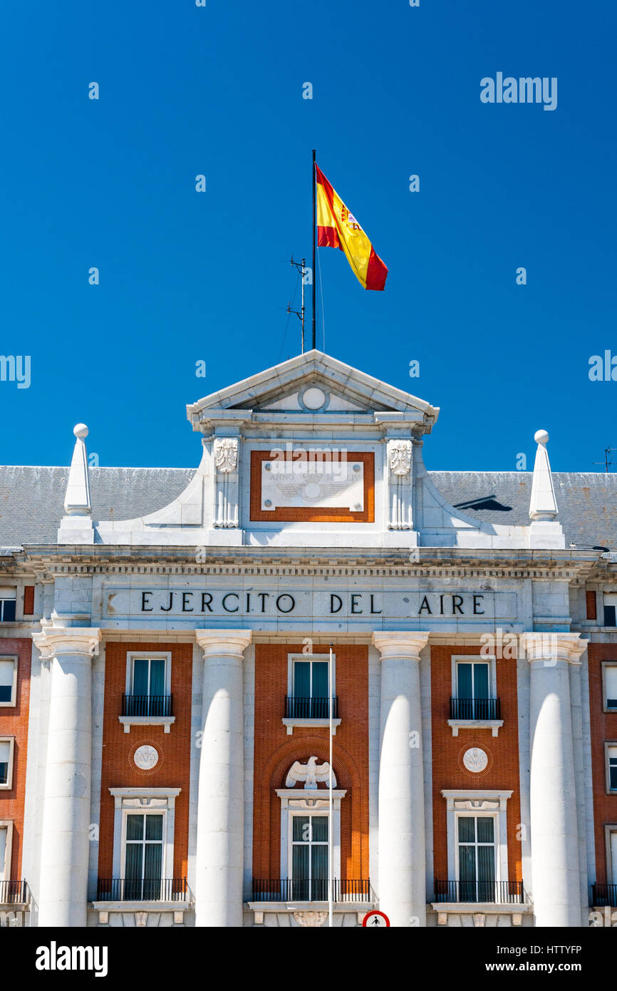 L'Armée de l'air espagnole siège à Madrid, Moncloa-Aravaca Banque D'Images L'Armée de l'air espagnole siège à Madrid, Moncloa-Aravaca Banque D'Images