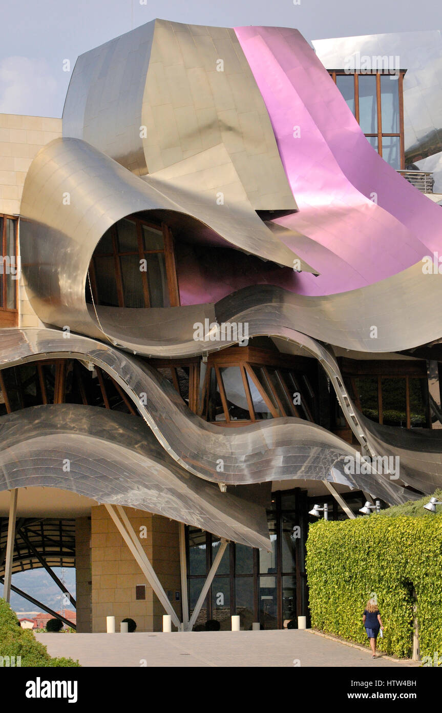 Hotel Marqués de Riscal Banque D'Images