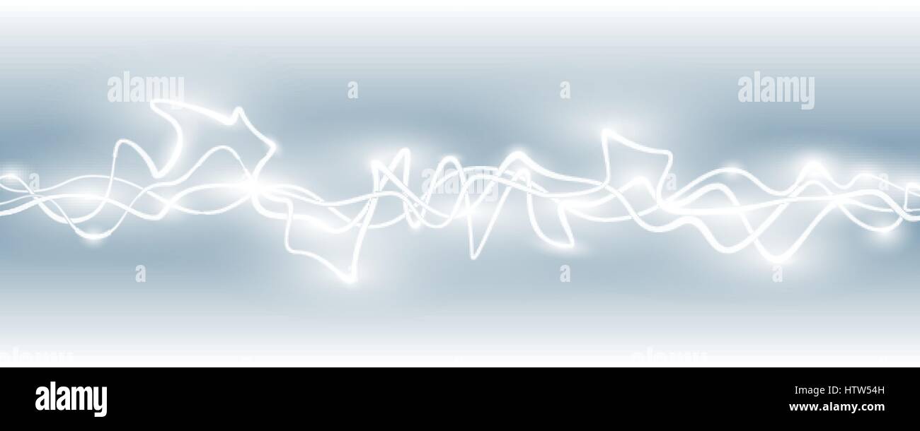 Résumé de l'onde de lumière lueur lisse Illustration de Vecteur