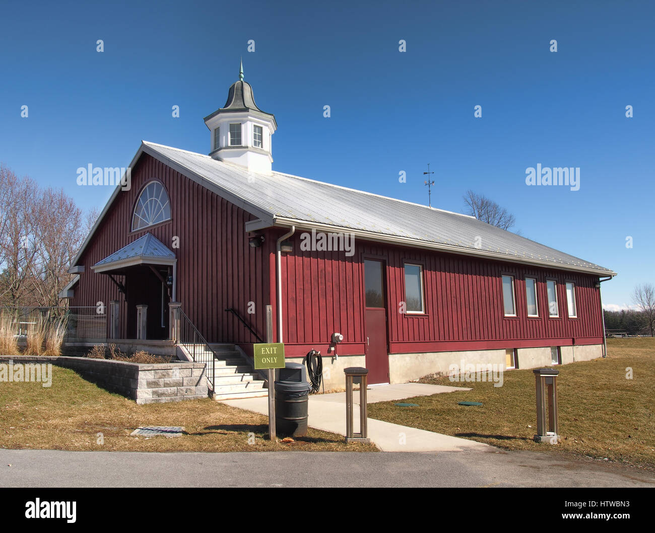 Kingston, Ontario, Canada, mars 8,2017. MacLachlan Woodworking Museum, fermé pour la saison d'hiver Banque D'Images