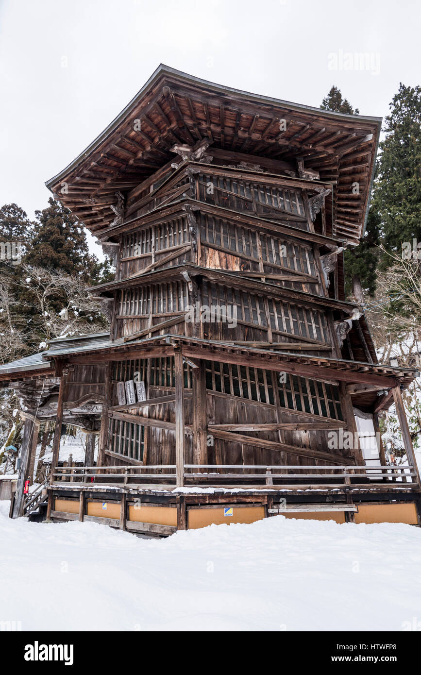 Sazaedo, Aizuwakamatsu City, préfecture de Fukushima, Japon Banque D'Images