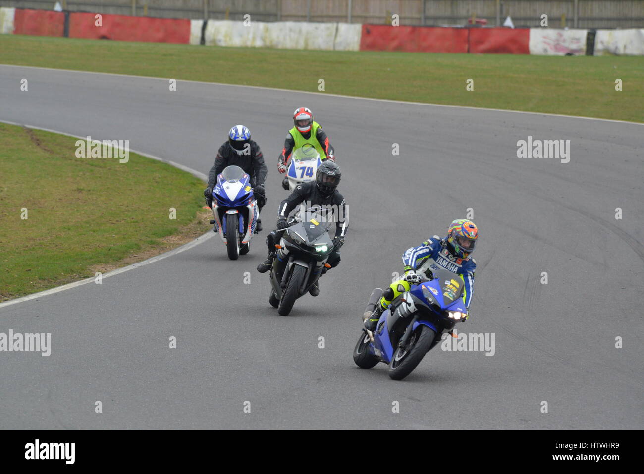 Pas de limites journée circuit moto Banque D'Images