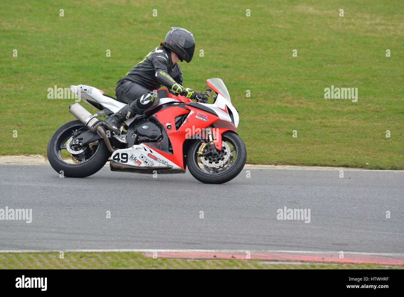 Pas de limites journée circuit moto Banque D'Images