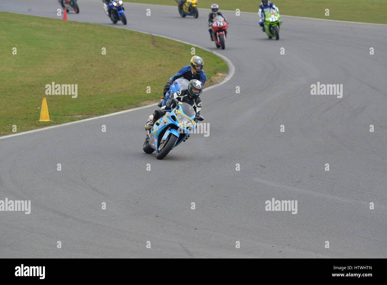 Pas de limites journée circuit moto Banque D'Images