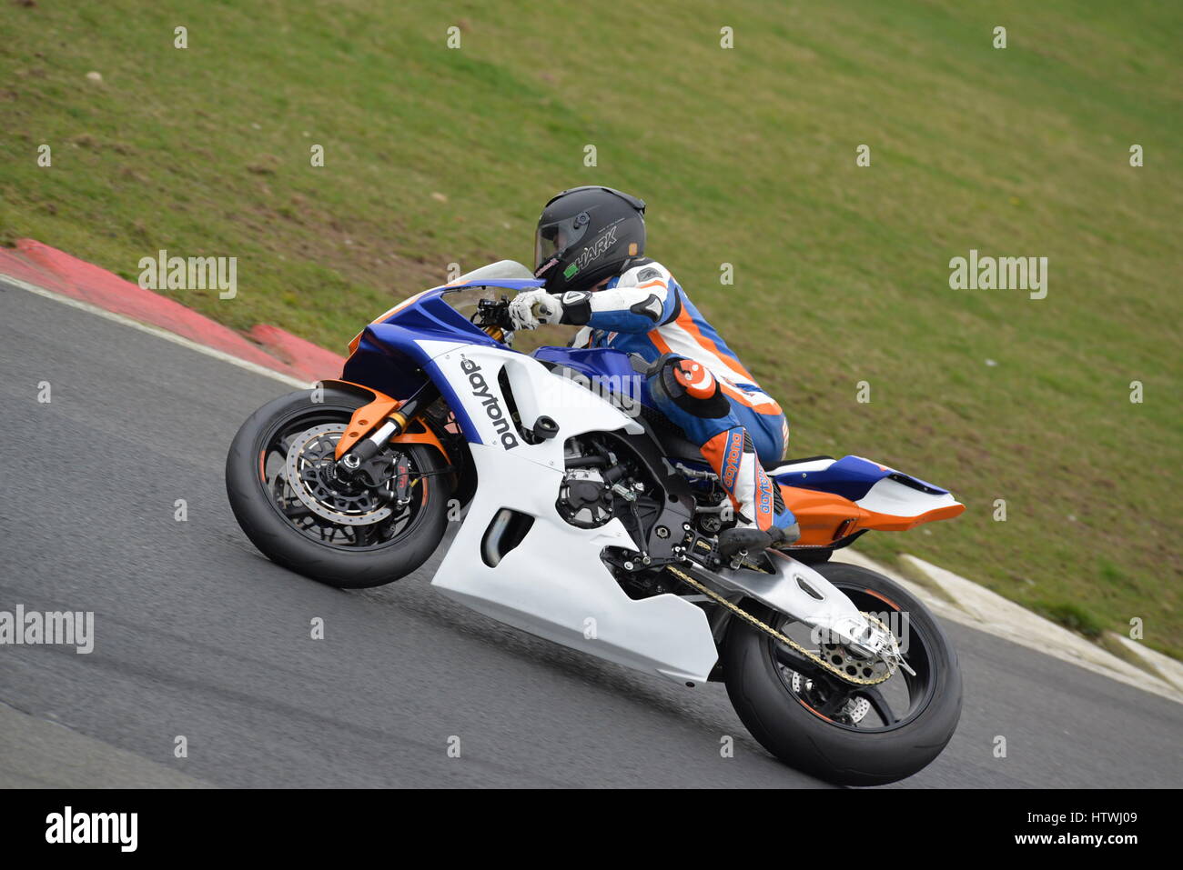 Pas de limites journée circuit moto Banque D'Images