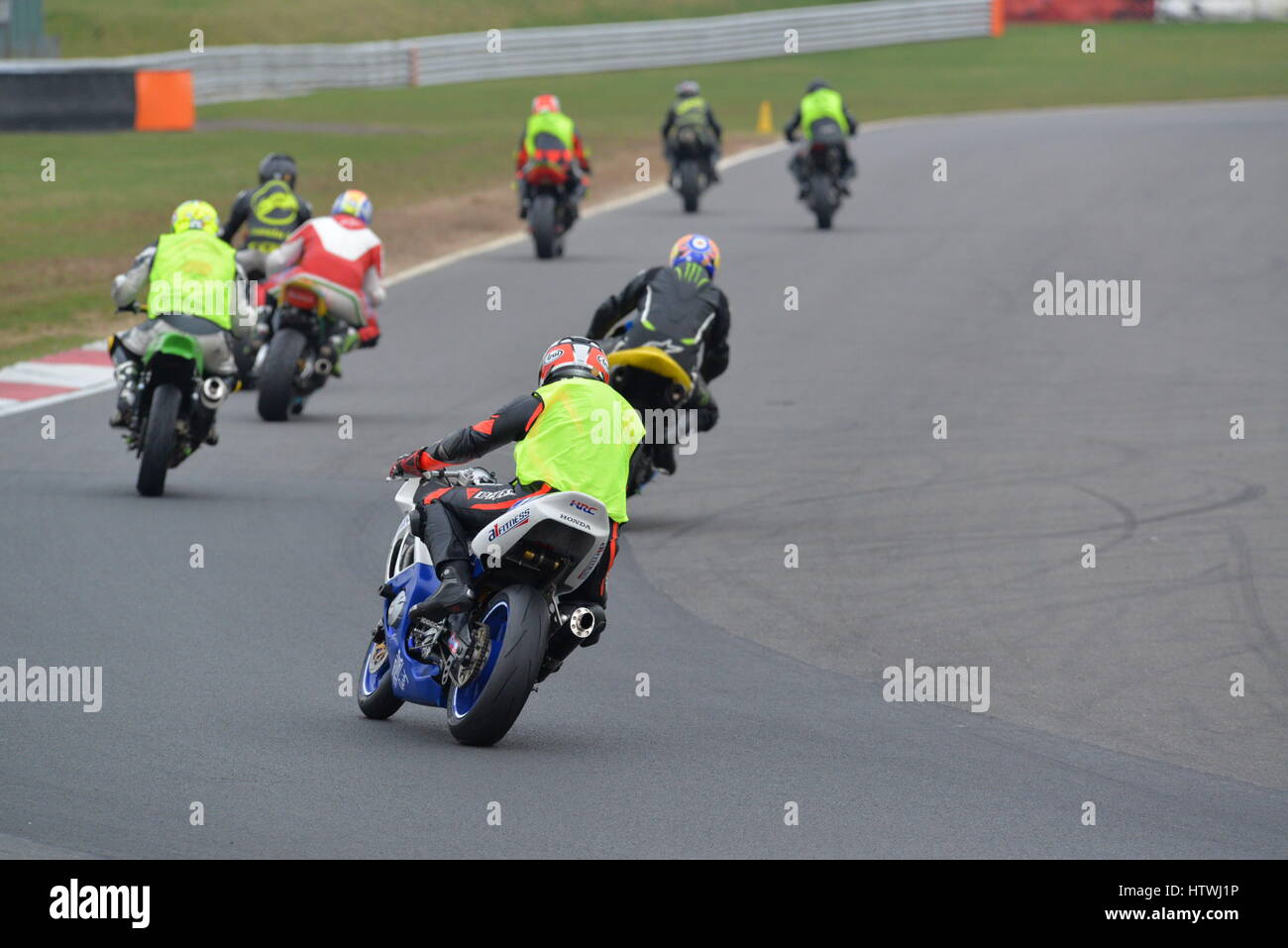 Pas de limites journée circuit moto Banque D'Images