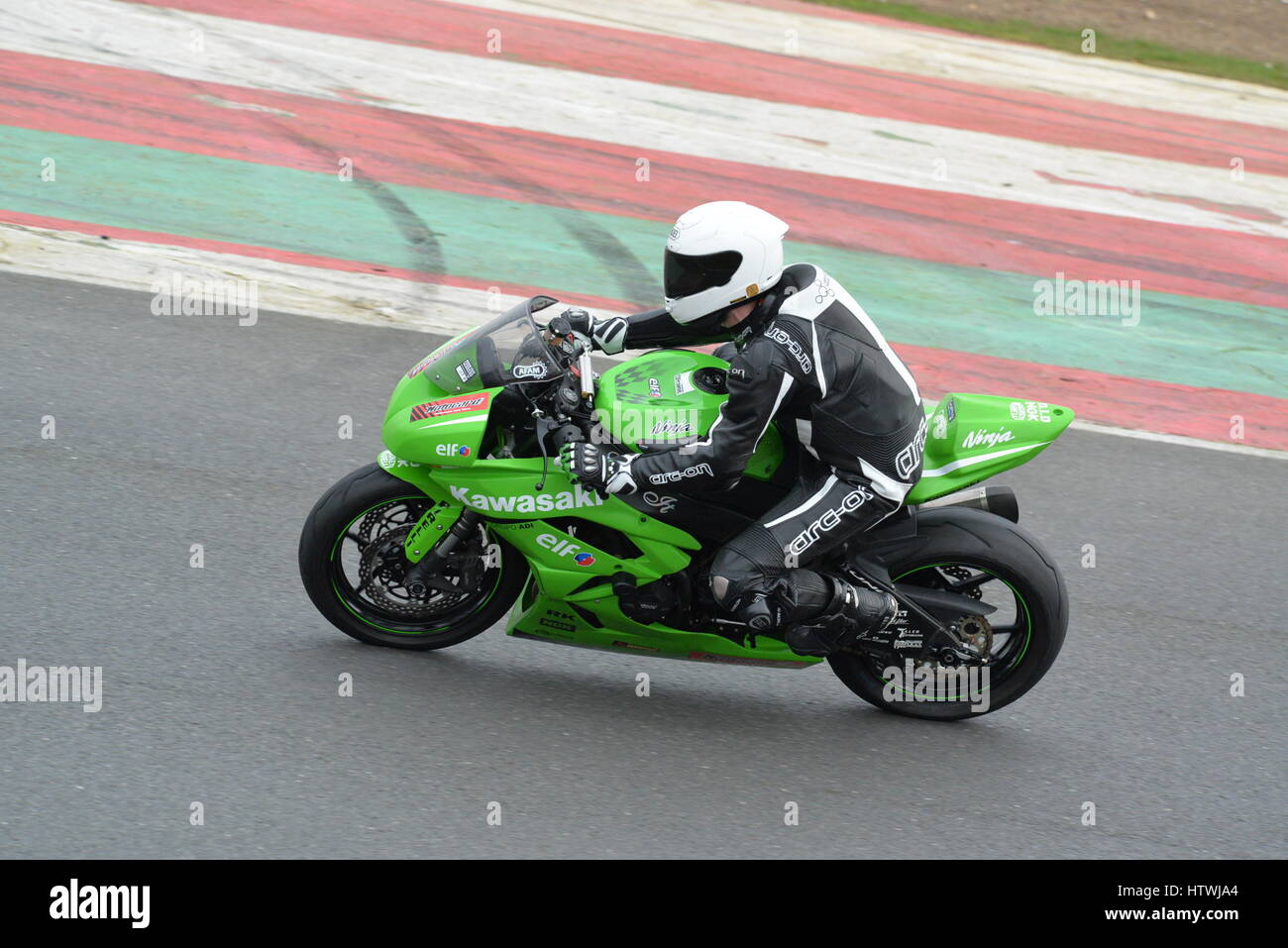 Pas de limites journée circuit moto Banque D'Images