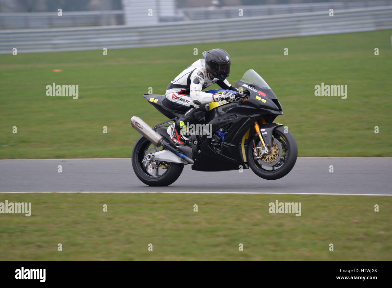 Pas de limites journée circuit moto Banque D'Images