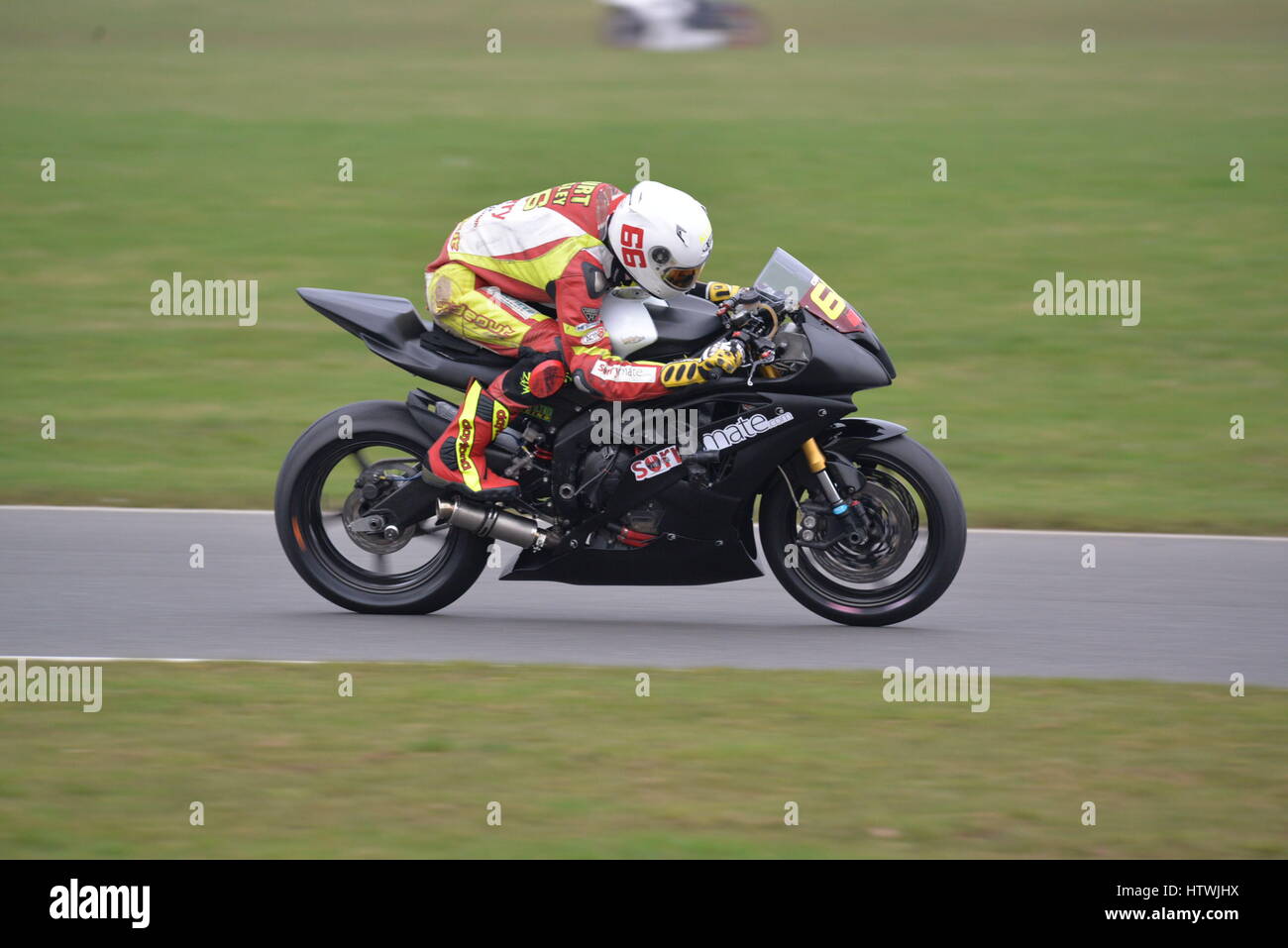 Pas de limites journée circuit moto Banque D'Images