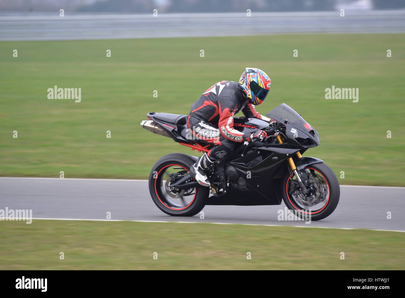 Pas de limites journée circuit moto Banque D'Images