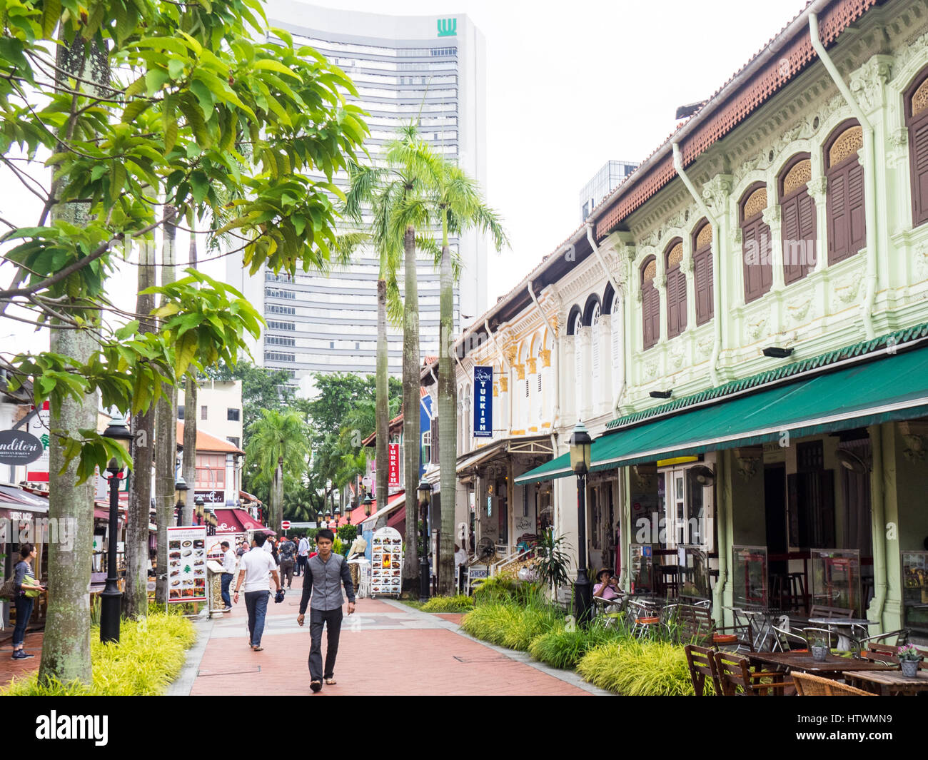 Singapourienne Banque D'Images