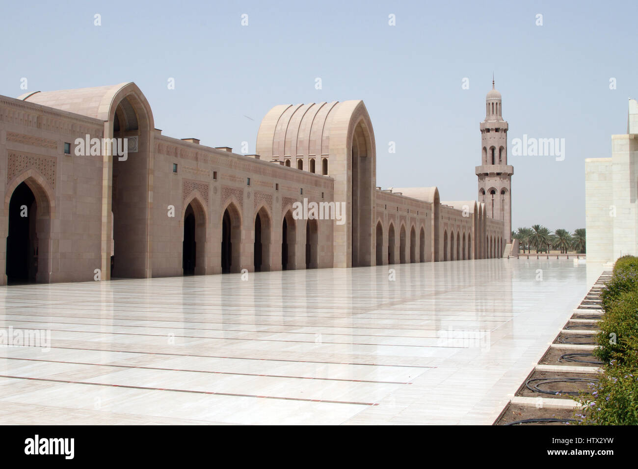 Le Sultan Qaboos Grand Mosque in Muscat, Oman Banque D'Images
