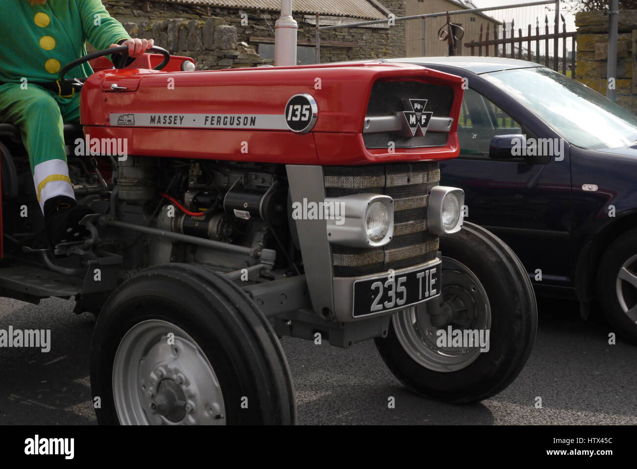 Les parade de la St Patrick en Irlande. Banque D'Images