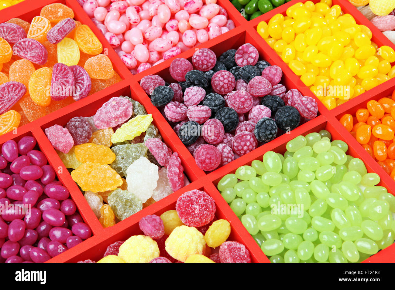 Bonbons colorés. Banque D'Images