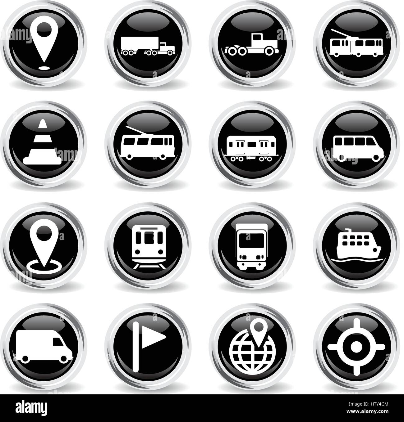 Tout simplement pour la navigation web et les icônes symbole de l'interface utilisateur Illustration de Vecteur