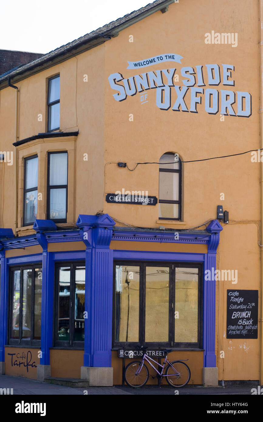 Bienvenue sur le côté ensoleillé de la rue Oxford Oxford Circus signe Banque D'Images