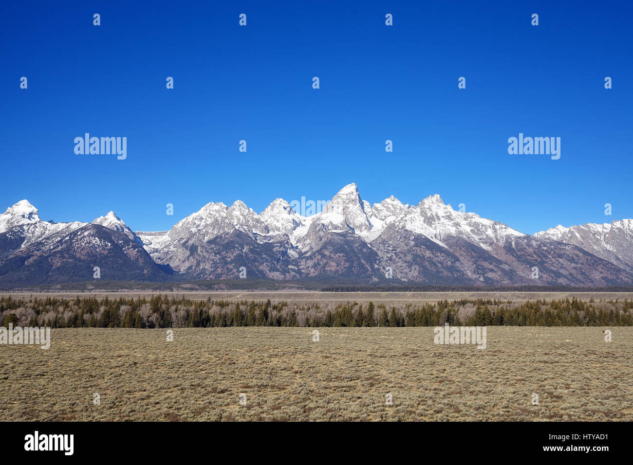 Parc National de Grand Teton en automne, Wyoming, USA. Banque D'Images Parc National de Grand Teton en automne, Wyoming, USA. Banque D'Images