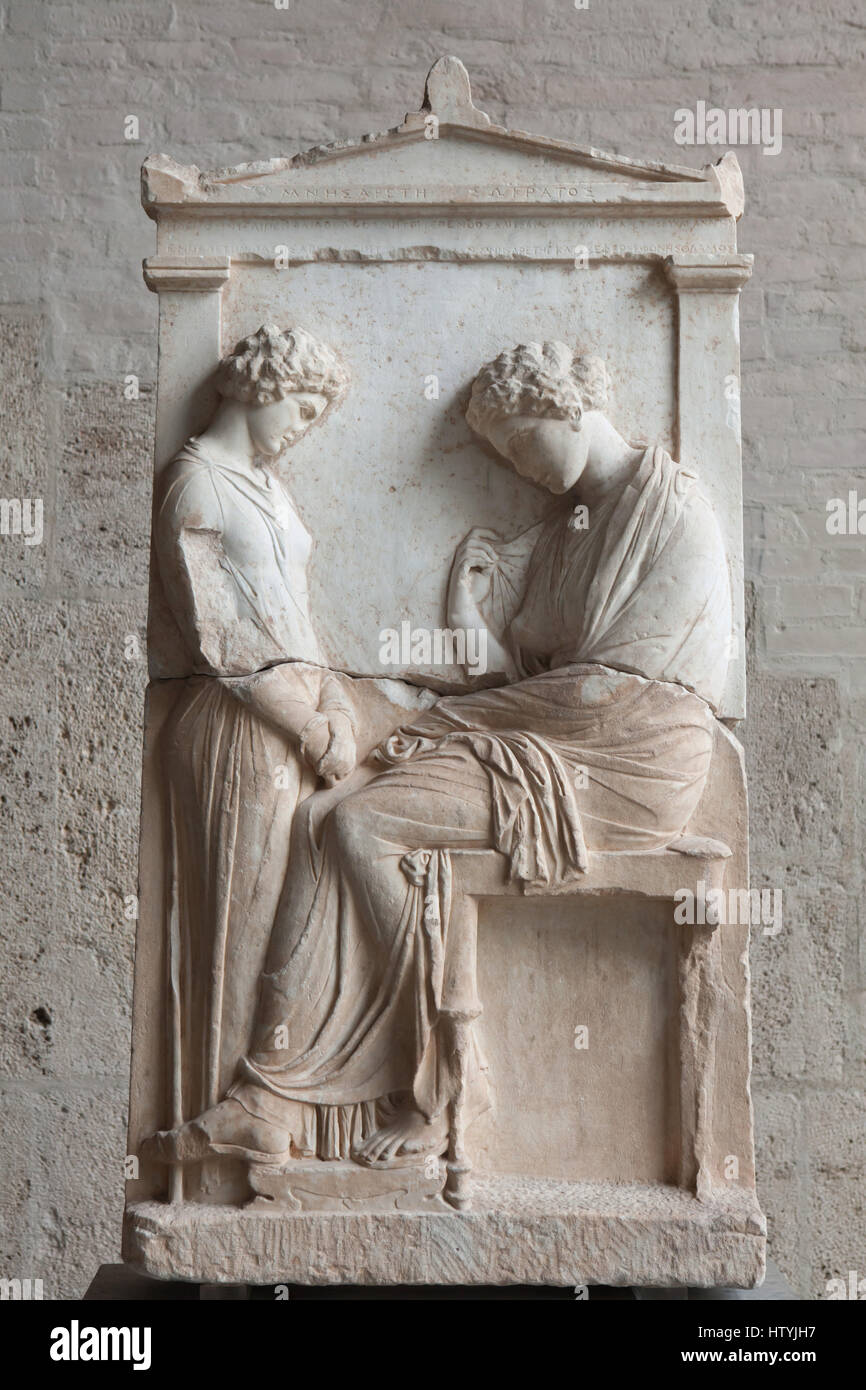 Stèle Funéraire Grecque Antique Banque De Photographies Et Dimages à Haute Résolution Alamy 