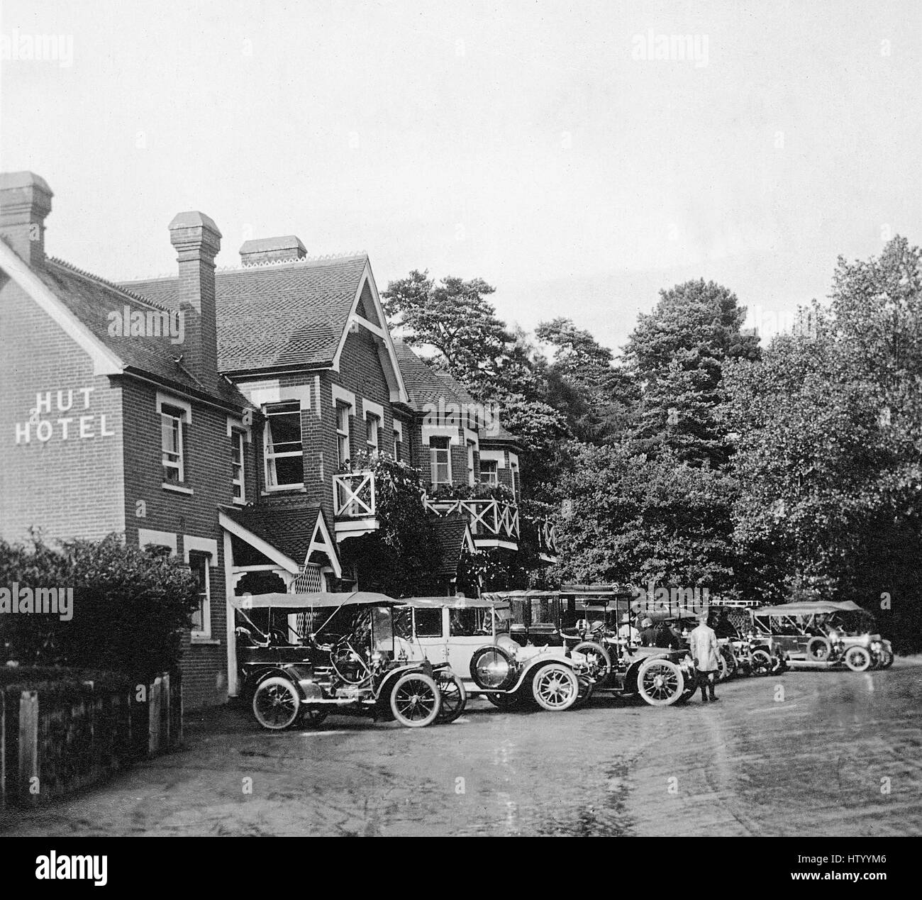 Wisley 1911 Hut Hotel sur A3 à Surrey Banque D'Images