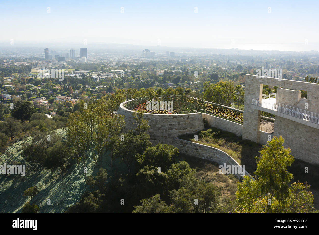 Californie, Los Angeles, Getty Center Banque D'Images