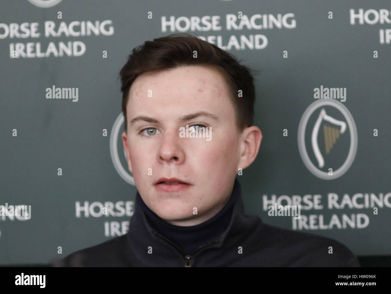 Cheltenham, Royaume-Uni. 14 mars 2017. Formateur Joseph O'Brien en mode portrait à Cheltenham-Cheltenham-Hippodrome/Grande-Bretagne. Dpa : Crédit photo alliance/Alamy Live News Banque D'Images