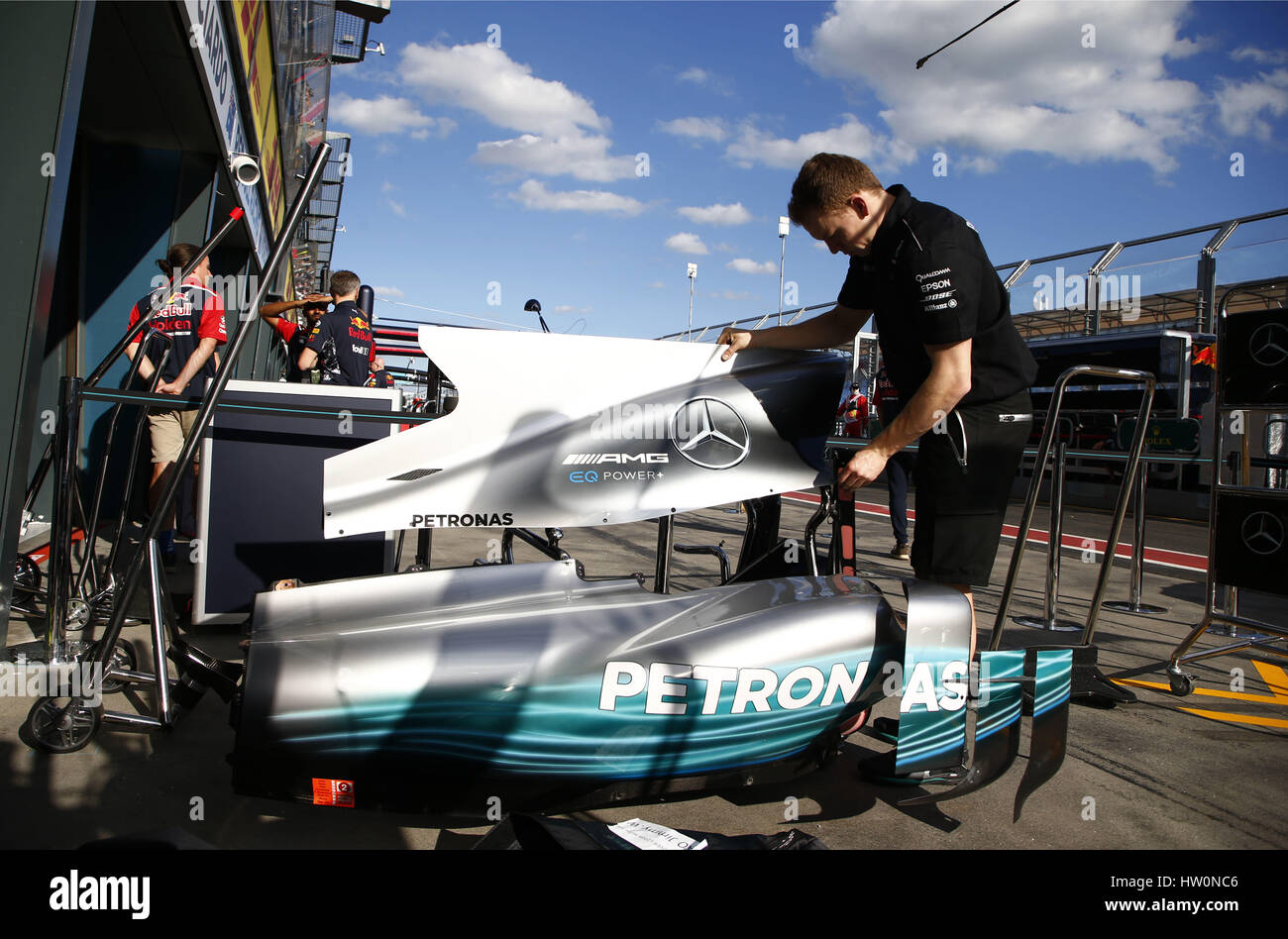 Melbourne, Australie. Mar 23, 2017. Sport Automobile : Championnat du Monde de Formule 1 de la FIA 2017, Grand Prix d'Australie, de crédit : dpa/Alamy Live News Banque D'Images